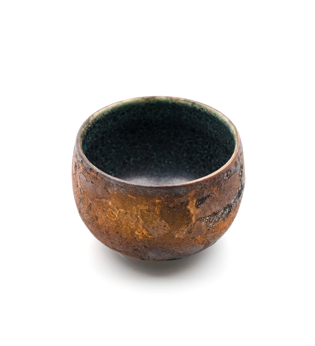 Stone Flower Beizi 039, high angle showing the interior glaze