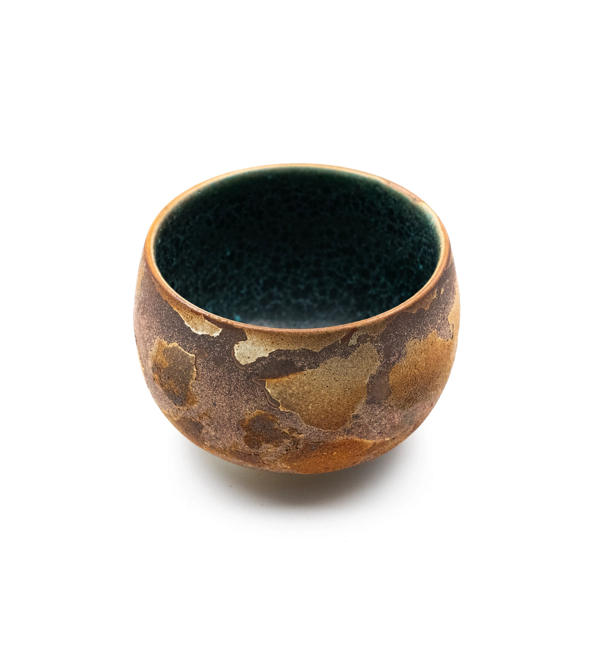 Stone Flower Beizi 041, high angle showing the interior glaze