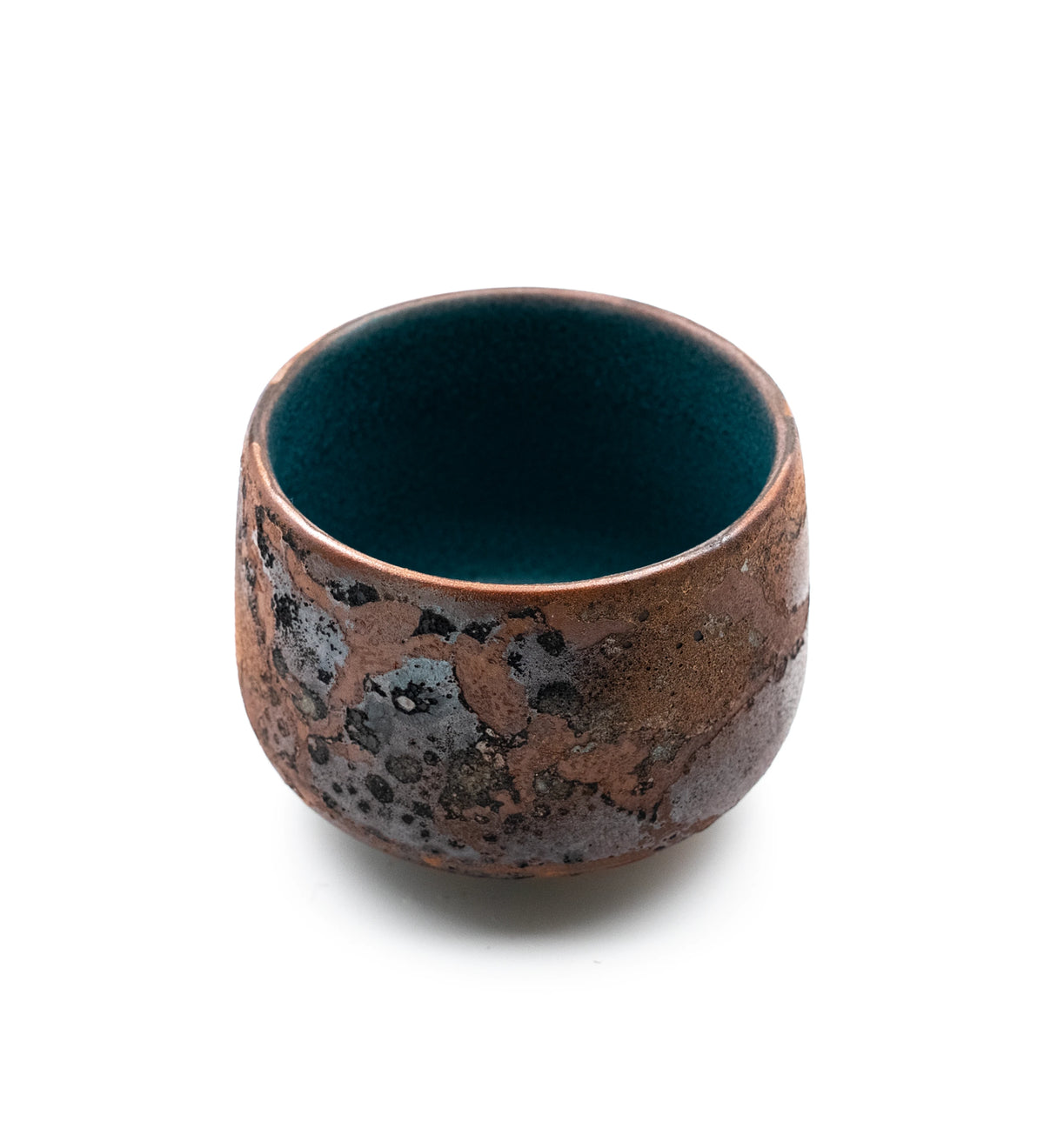 Stone Flower Beizi 043, high angle showing the interior glaze
