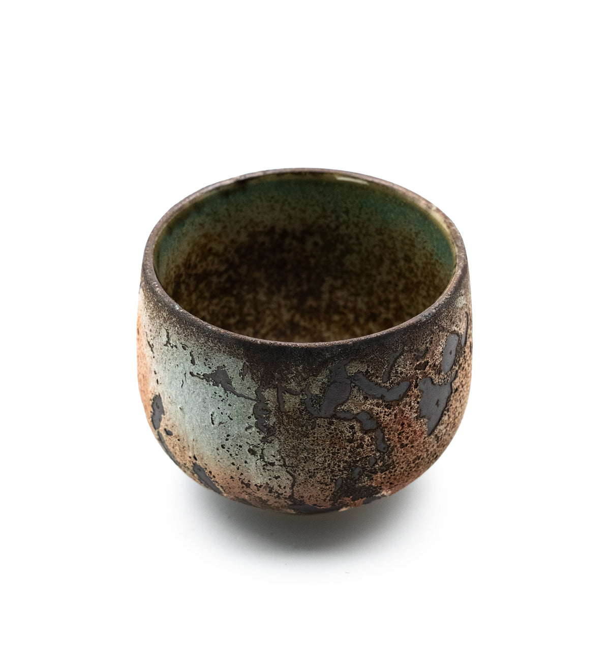 Stone Flower Beizi 046, high angle showing the interior glaze