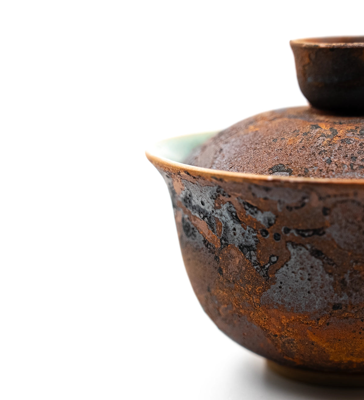 Stone Flower Gaiwan 016, close-up of the surface