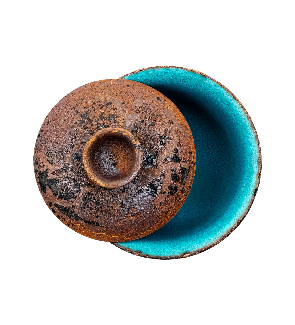Stone Flower Gaiwan 017, top-down view of the interior