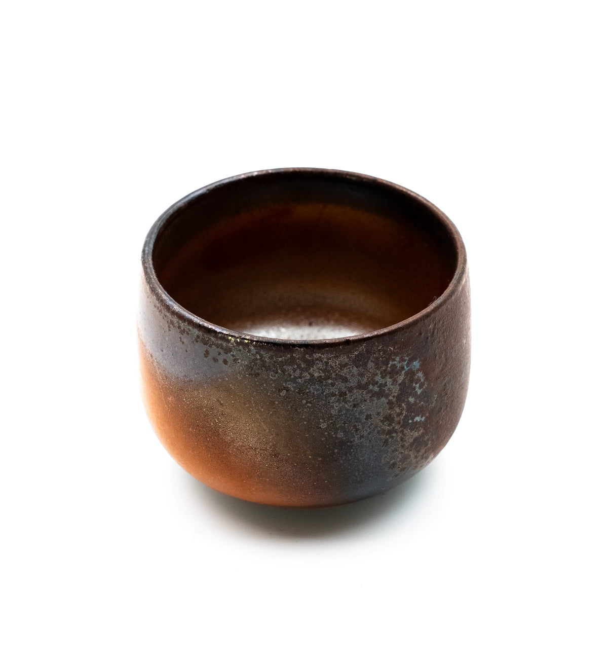 Wood Fire Beizi 044, high angle showing the interior glaze