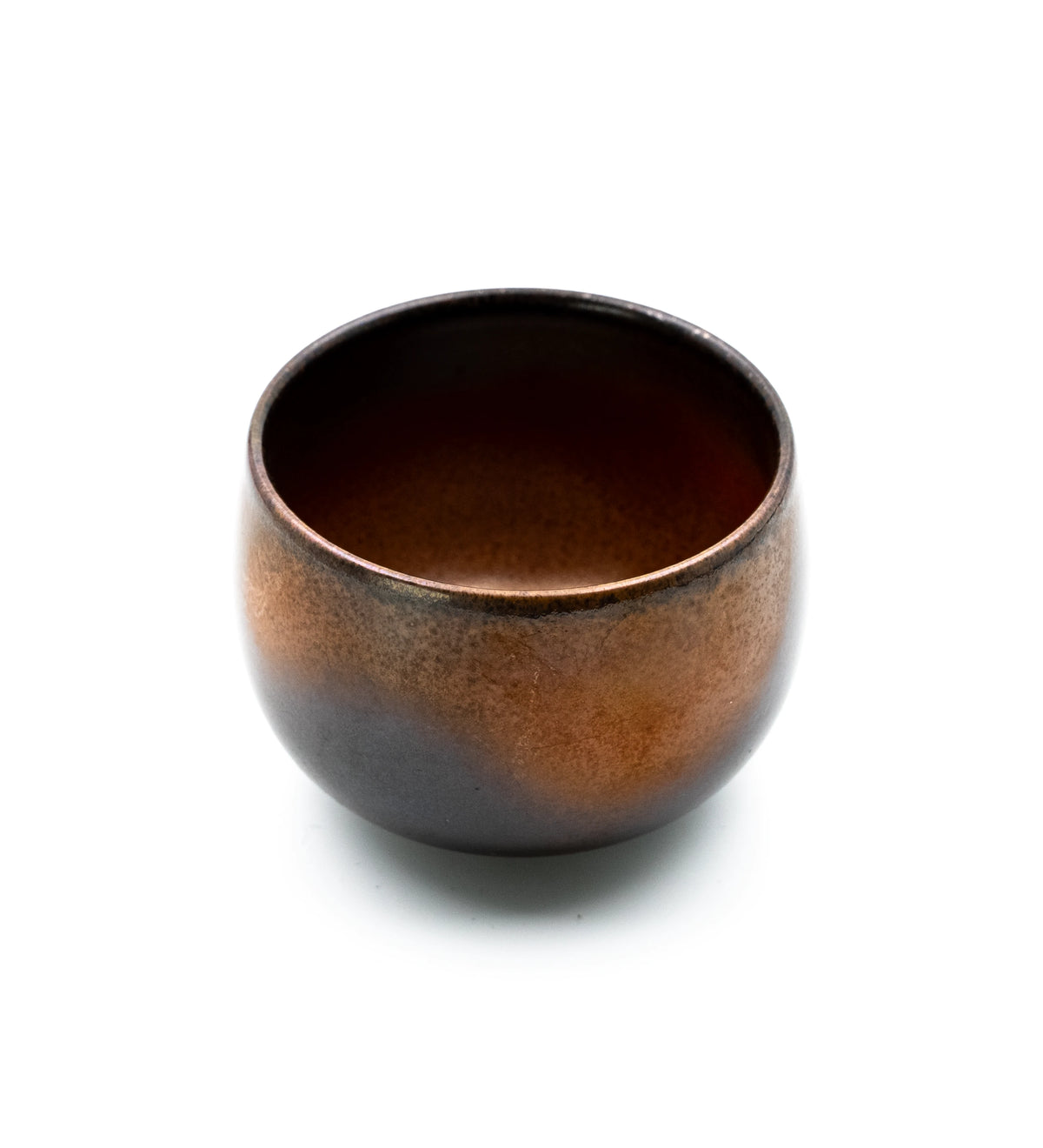 Wood Fire Beizi 046, high angle showing the interior glaze