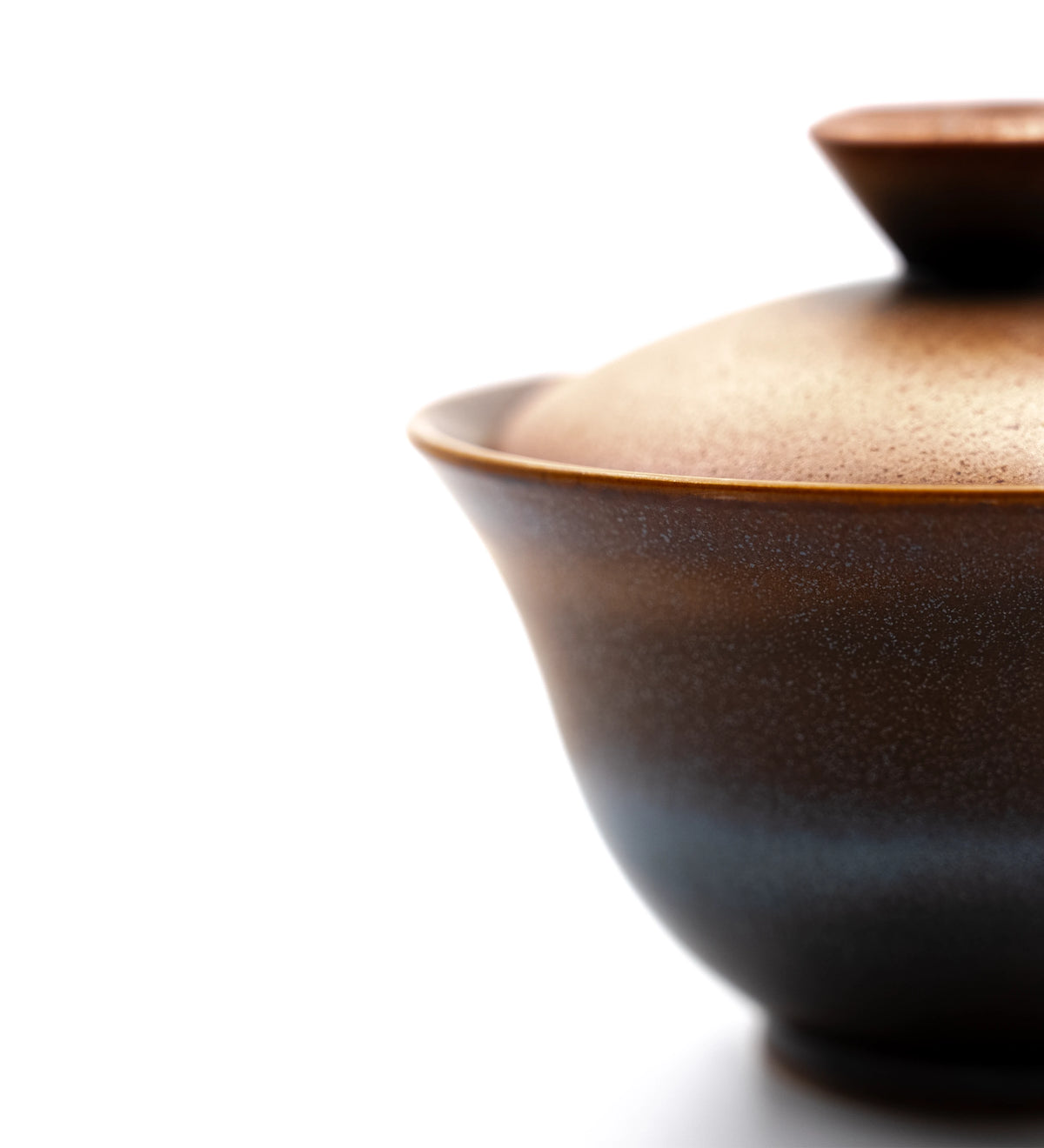 Wood Fire Gaiwan 016, close-up of the surface